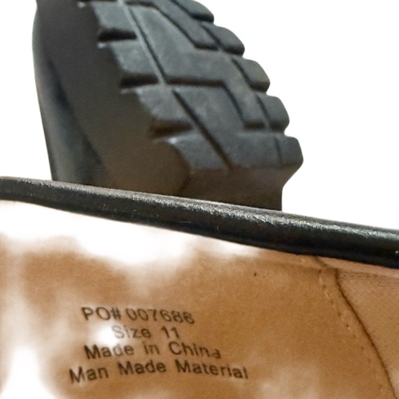 Journee Lug Sole Platform Loafers with Buckle Detail Size 11 - Picture 4 of 10